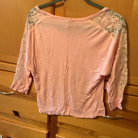 Deb Vintage lace sleeve blouse size small - Picture 5 of 5